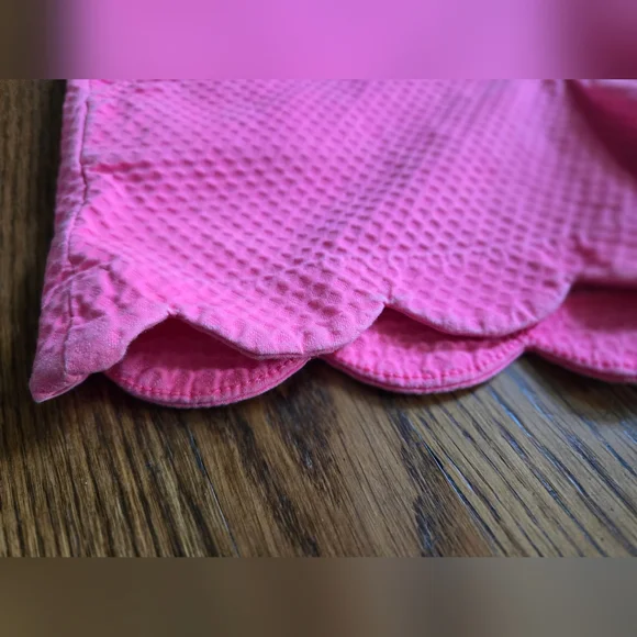 Lilly Pulitzer Pink Scalloped Women Shorts Size 6 - Picture 5 of 7